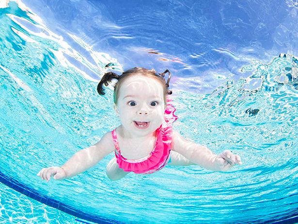 Baby underwater